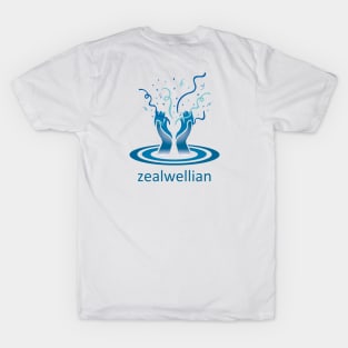 Be a zealwellian! (blue) T-Shirt